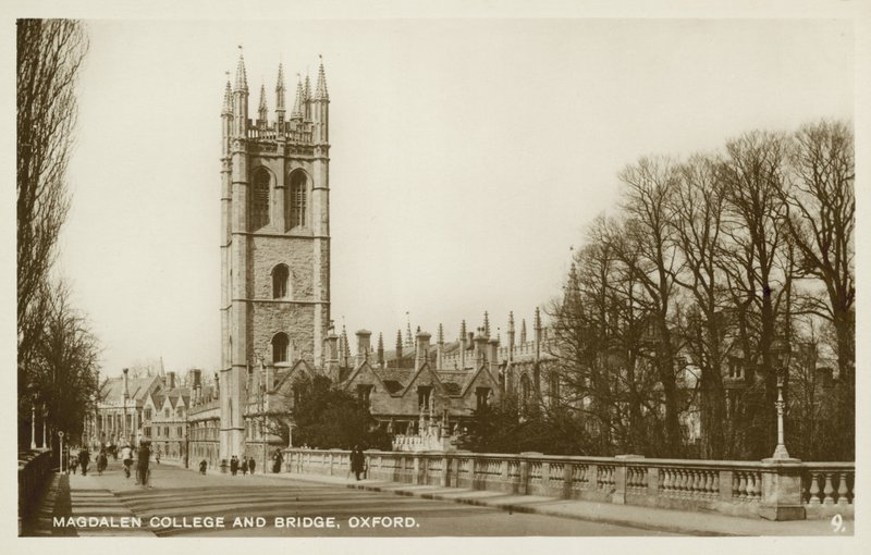 Magdalen College, Oxford (s/v foto) av English Photographer