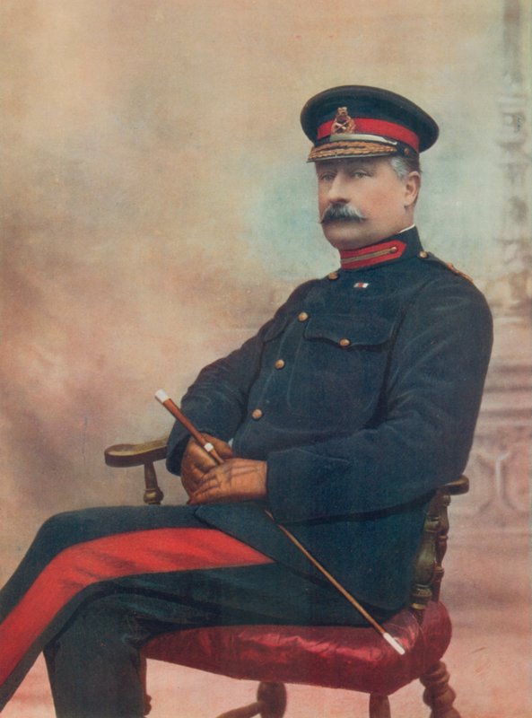 Generalmajor Charles Edmond Knox. Befälhavare för tolfte brigaden, Sydafrika av English Photographer
