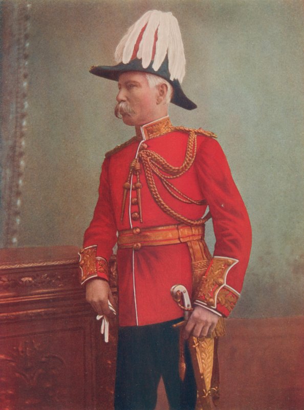 Generalmajor G. H. Marshall, befälhavande kungligt artilleri, sydafrikanska fältstyrkan av English Photographer