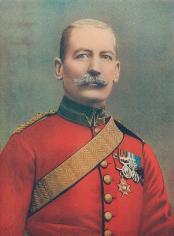 Generalmajor J. B. B. Dickson. Chef för fjärde kavalleribrigaden, sydafrikanska fältstyrkan av English Photographer
