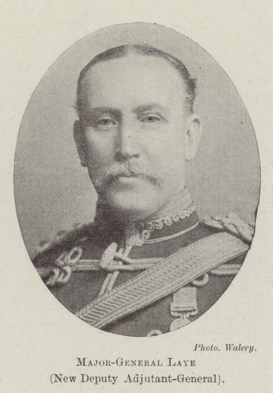 Generalmajor Laye, ny biträdande generaladjutant av English Photographer