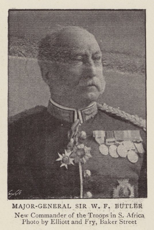 Generalmajor Sir W F Butler av English Photographer