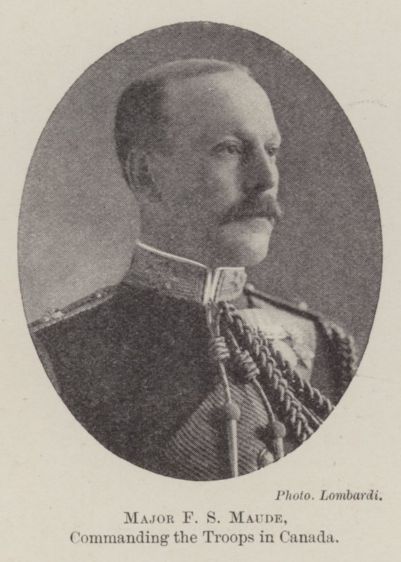 Major F S Maude, befälhavare för trupperna i Kanada av English Photographer