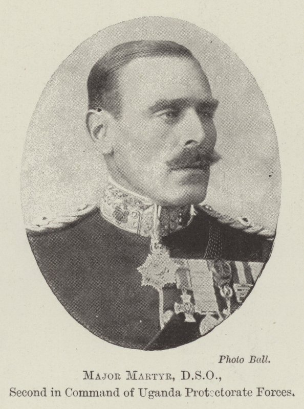 Major Martyr, DSO, andra befäl över Ugandas protektoratstyrkor av English Photographer
