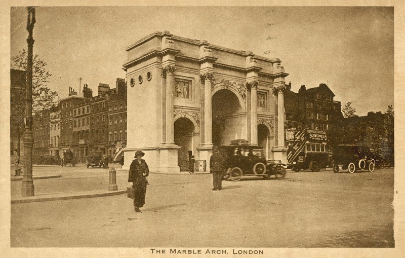 Marble Arch, London (s/v foto) av English Photographer