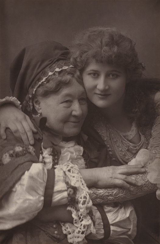 Mary Anderson och fru Stirling av English Photographer