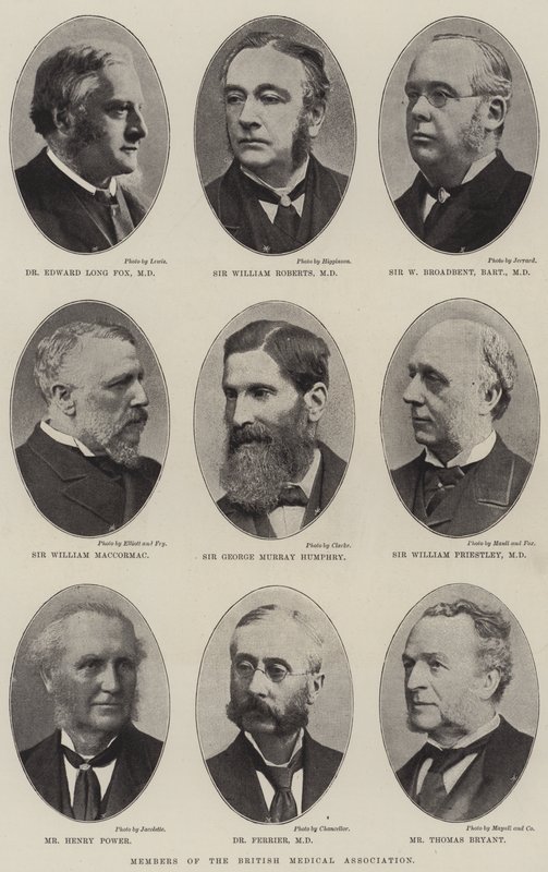 Medlemmar av British Medical Association av English Photographer