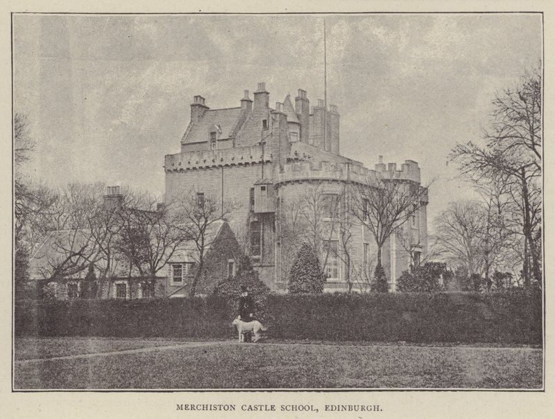 Merchiston Castle School, Edinburgh (gravyr) av English Photographer