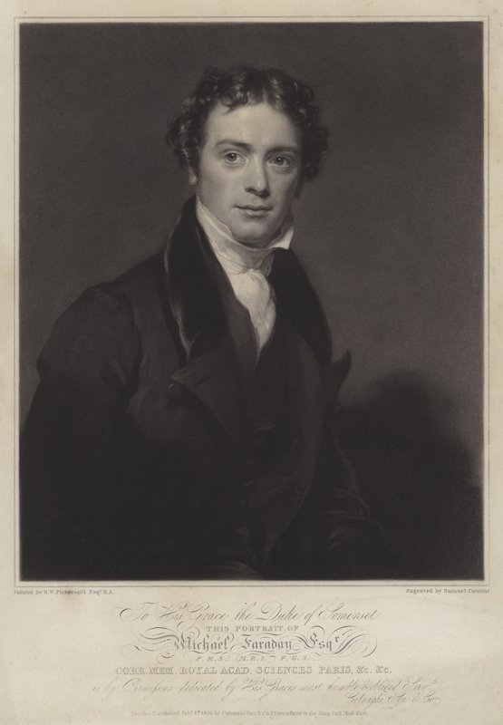 Michael Faraday, engelsk fysiker och kemist av English Photographer