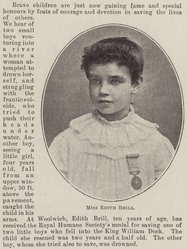 Fröken Edith Brill av English Photographer