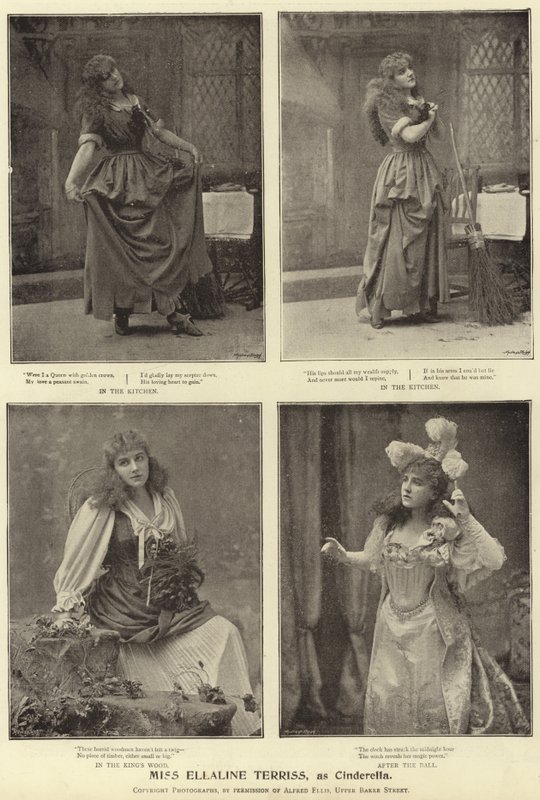 Miss Elleling Terris, Asa Askungen av English Photographer