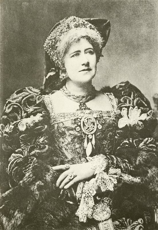 Miss Ellen Terry som drottning Katherine (gravyr) av English Photographer