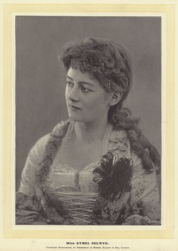 Miss Ethel Selwyn av English Photographer