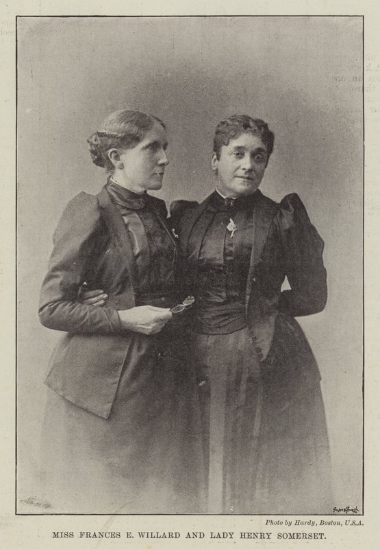 Miss Frances E Willard och Lady Henry Somerset av English Photographer