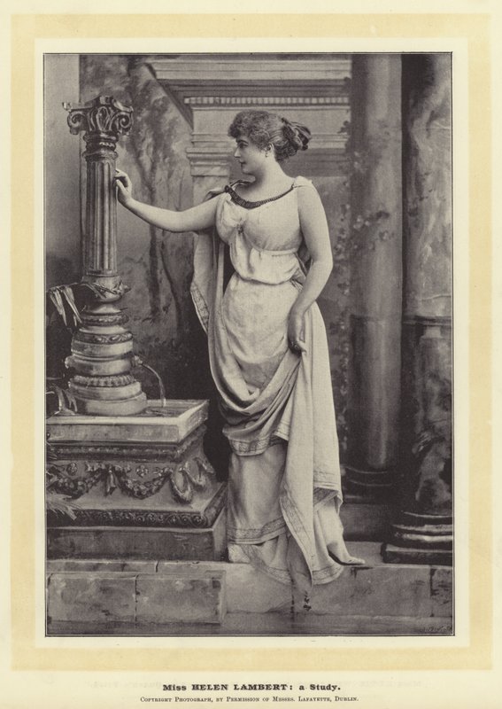 Miss Helen Lambert: en studie av English Photographer