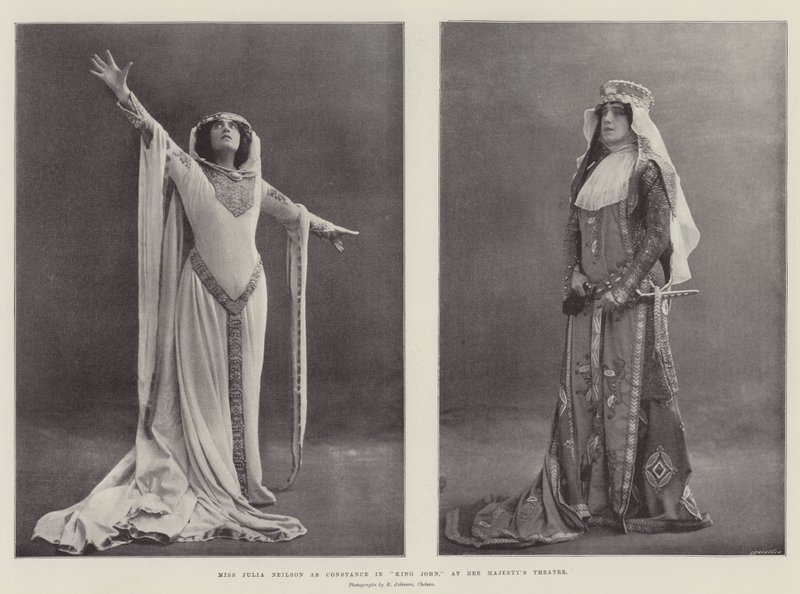 Miss Julia Neilson som Constance i King John, på Her Majesty