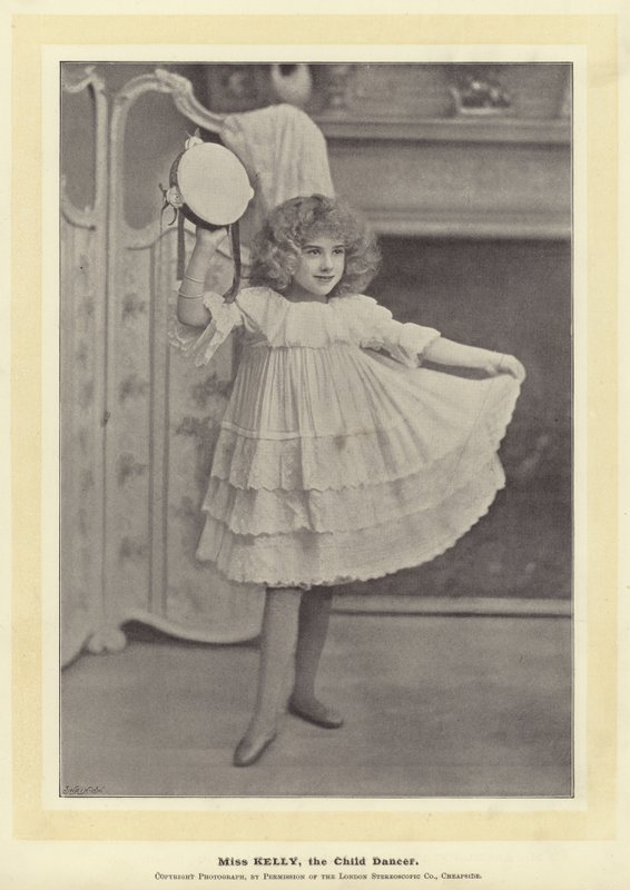 Miss Kelly, barndansaren av English Photographer