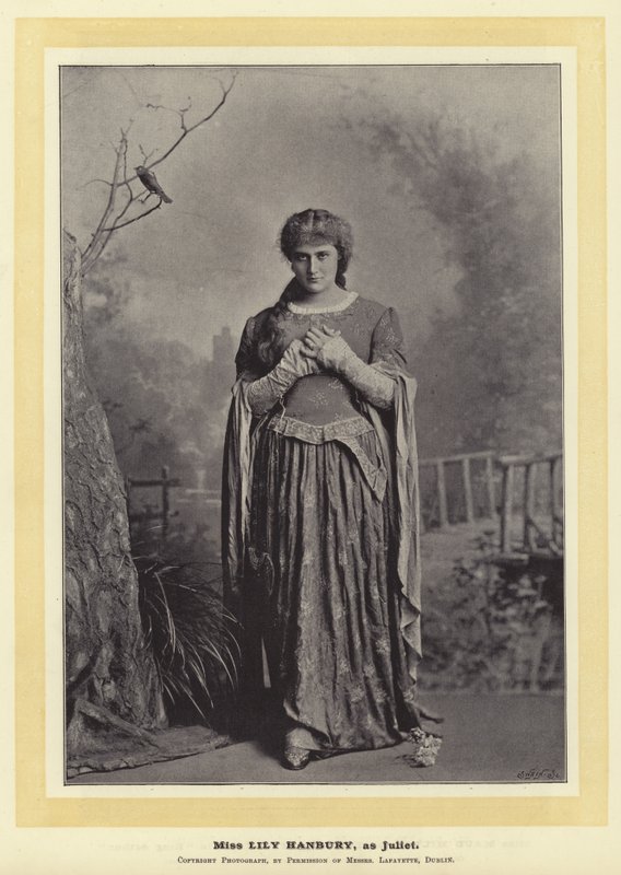 Miss Lily Hanbury, som Juliet av English Photographer
