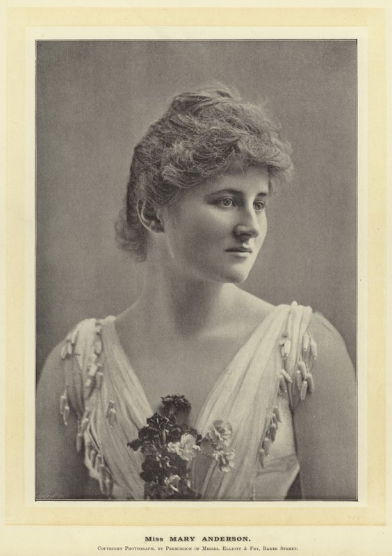 Miss Mary Andersson av English Photographer