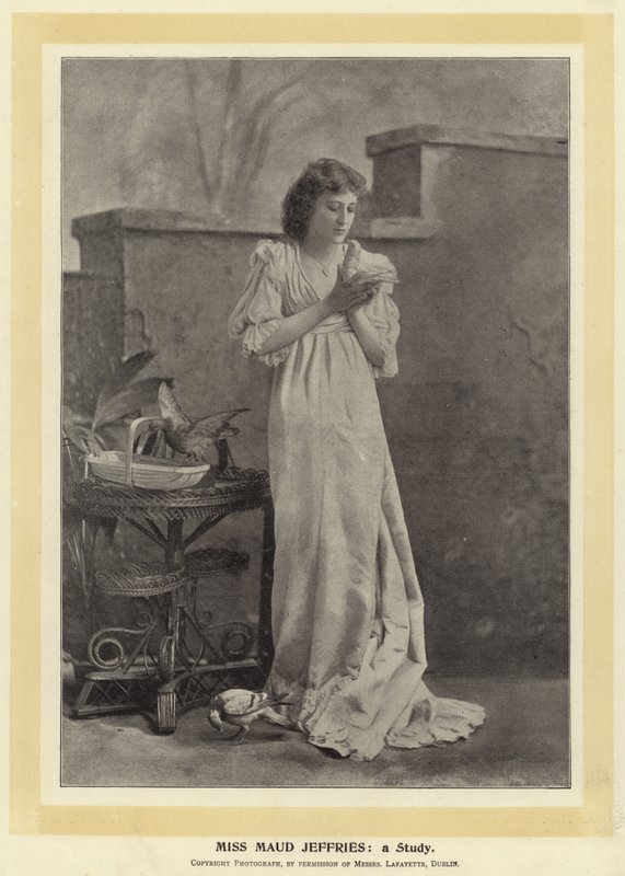 Miss Maud Jeffries: en studie av English Photographer