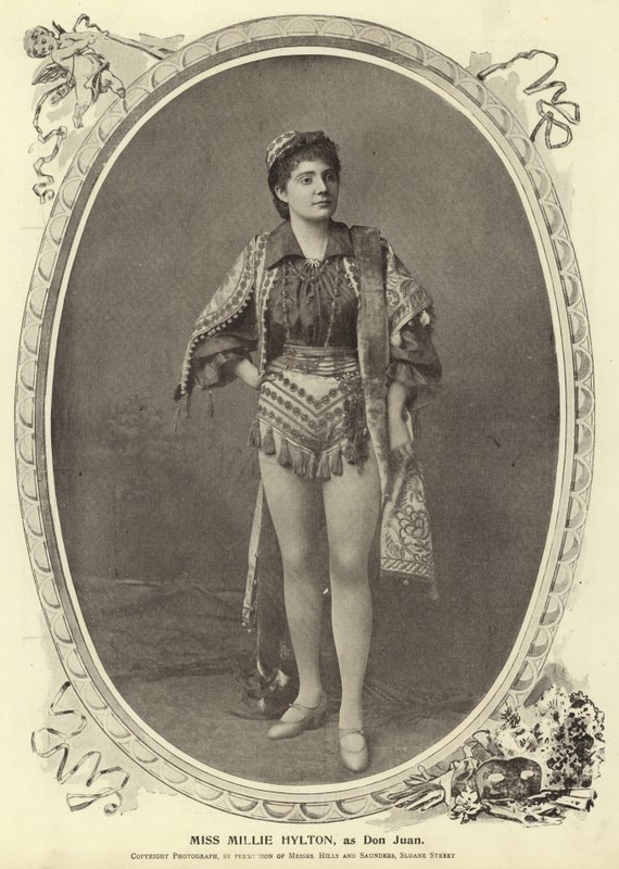 Miss Millie Hylton, som Don Juan av English Photographer