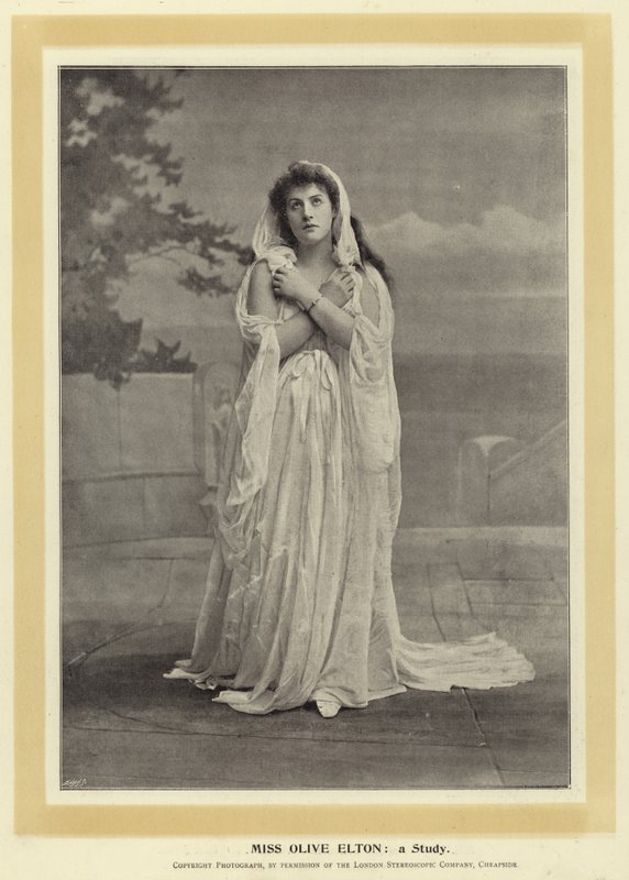 Miss Olive Elton: en studie av English Photographer