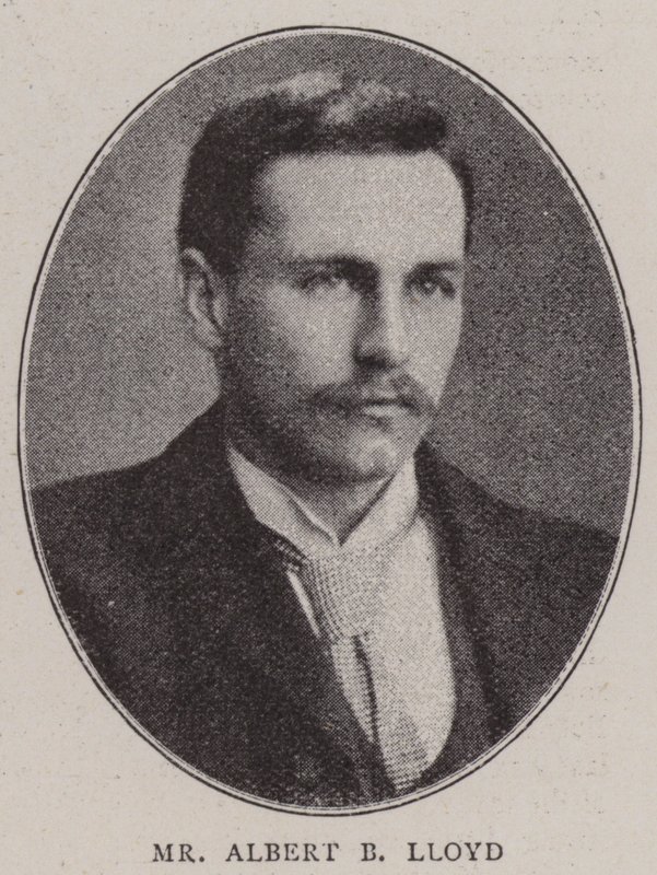 Herr Albert B Lloyd av English Photographer