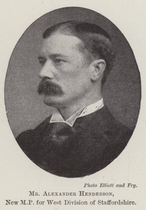 Alexander Henderson, ny MP för West Division of Staffordshire av English Photographer