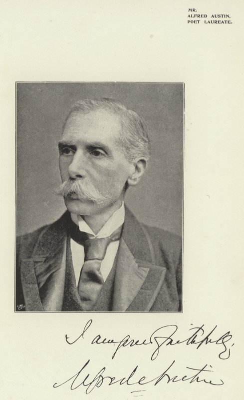 Herr Alfred Austin, poetpristagare av English Photographer