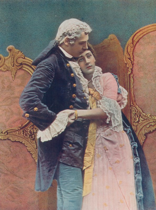 Mr Charles Wyndham och Miss Mary Moore av English Photographer