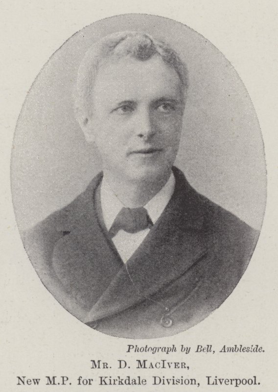 Mr D MacIver, ny MP för Kirkdale Division, Liverpool av English Photographer