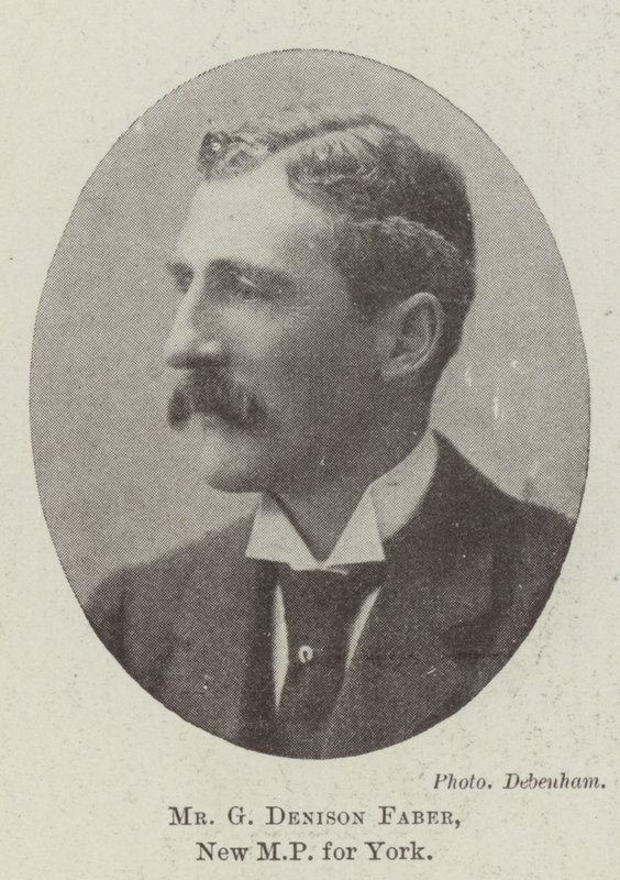 Mr G Denison Faber, ny MP för York av English Photographer