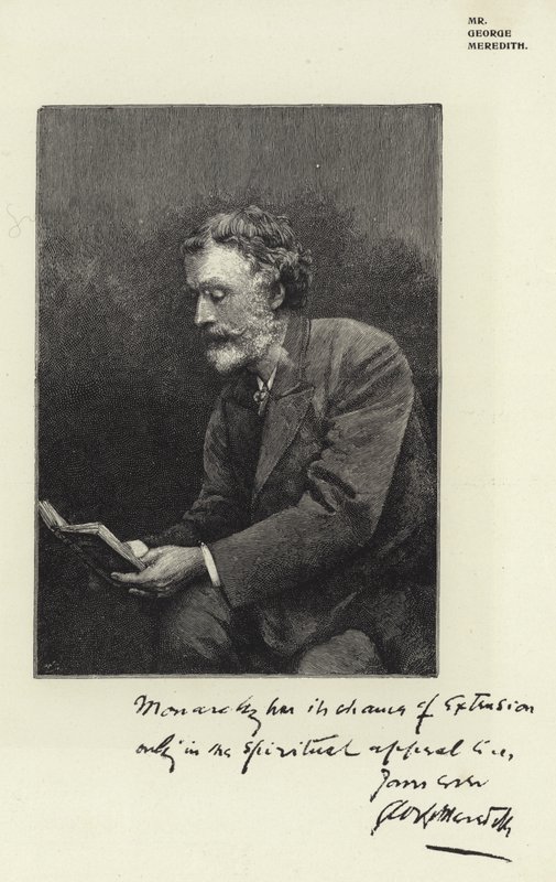 Herr George Meredith av English Photographer