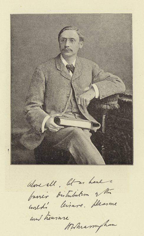 Mr H W Massingham, redaktör för Star av English Photographer