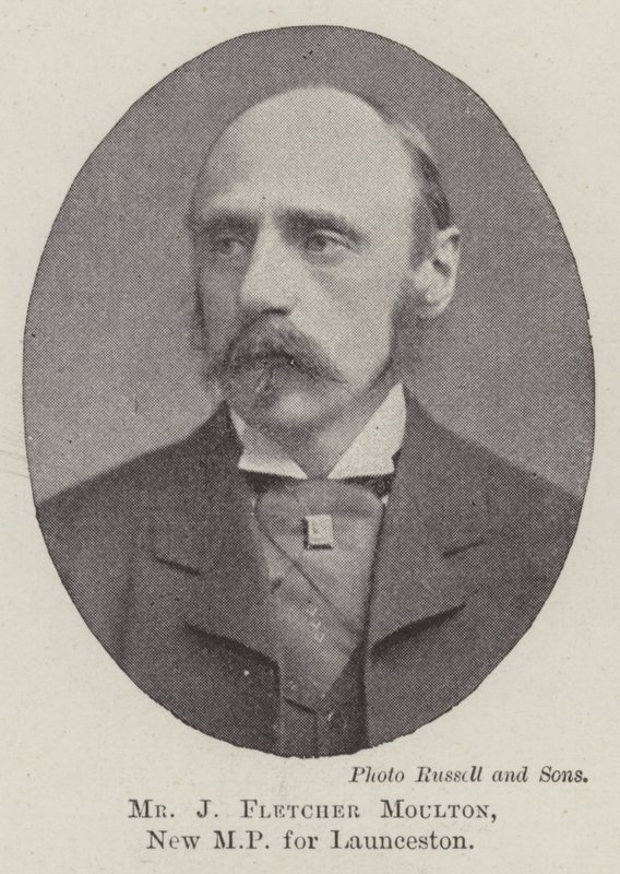 Mr J Fletcher Moulton, ny MP för Launceston av English Photographer