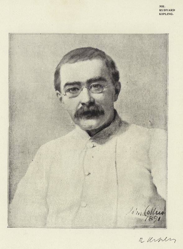 Herr Rudyard Kipling av English Photographer