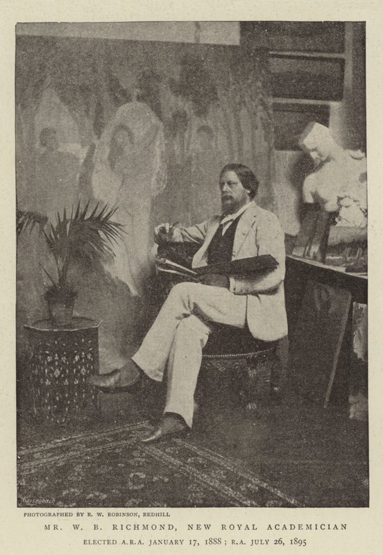 Mr W B Richmond, ny kunglig akademiker av English Photographer