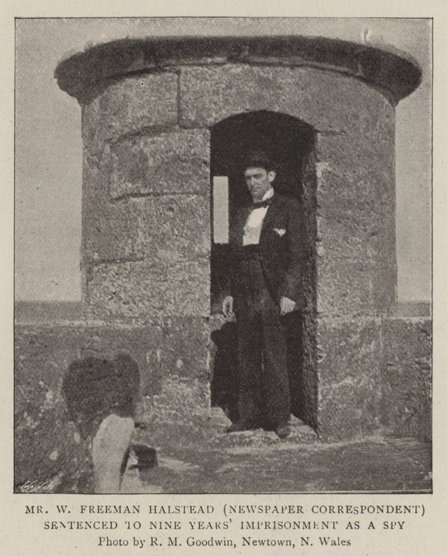 W Freeman Halstead (tidningskorrespondent) dömd till nio års fängelse som spion av English Photographer