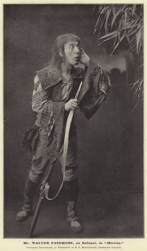 Herr Walter Passmore, som Bobinet, i Mirette av English Photographer