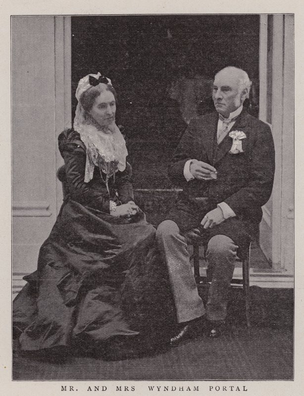Herr och fru Wyndham Portal av English Photographer