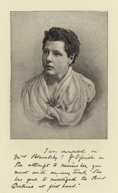 Mrs Annie Besant av English Photographer