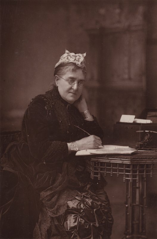 Mrs Lynn Linton av English Photographer
