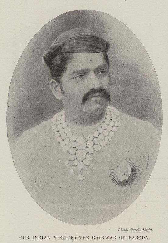 Vår indiska besökare, Gaiwar of Baroda av English Photographer