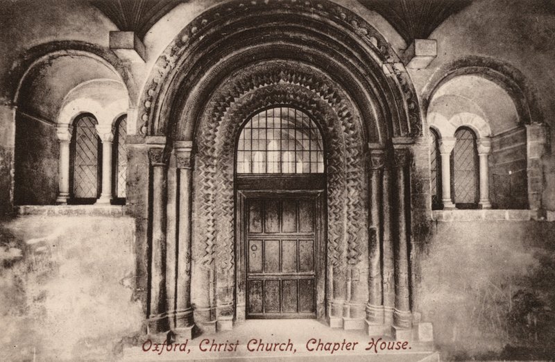 Oxford, Christ Church, Chapter House (s/v foto) av English Photographer