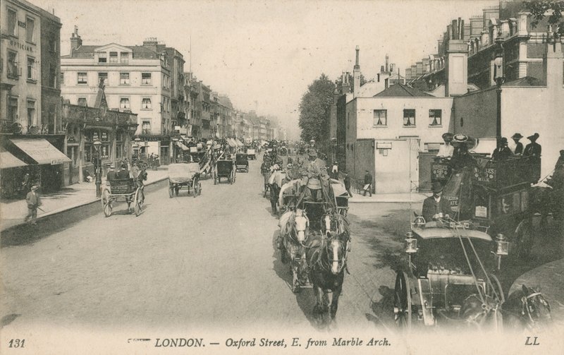 Oxford Street, österut från Marble Arch av English Photographer