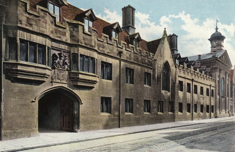 Pembroke College, gamla byggnader av English Photographer