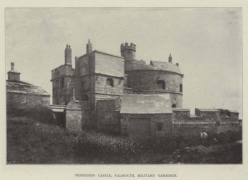 Pendennis Castle, Falmouth, militärgarnison av English Photographer