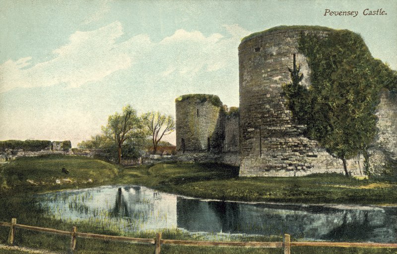 Pevensey Castle (färgfoto) av English Photographer