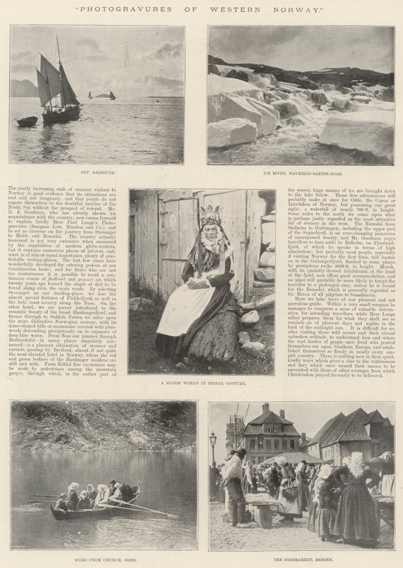 Fotogravyrer av Västnorge av English Photographer