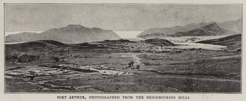 Port Arthur, fotograferad från Neighboring Hills av English Photographer